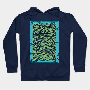 Tree Silhouette with Birds Hoodie